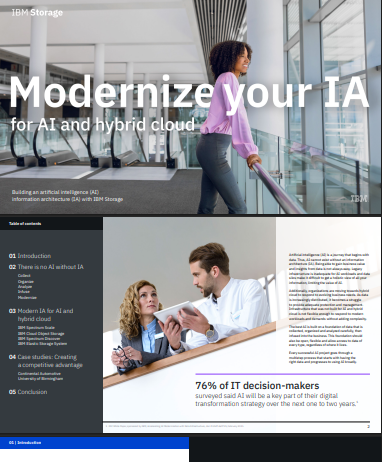 Modernize your IA for AI and hybrid cloud